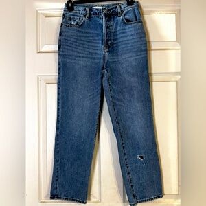 EUC‎ PacSun Women's Distressed Blue Straight Leg Jeans Size 26